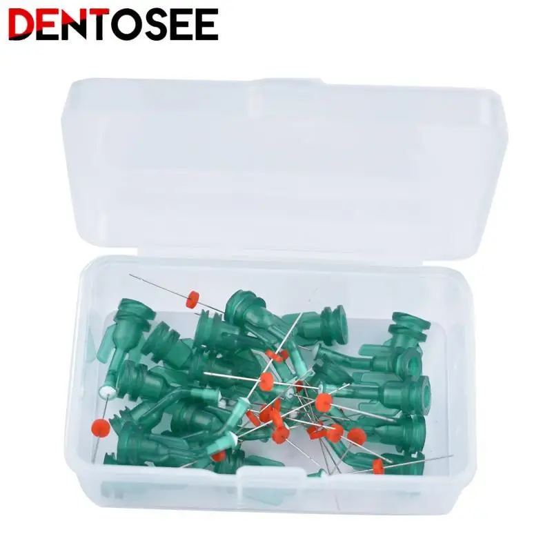 

Dental Endo Irrigation Needle Tip 31G Elbow Double Side Hole Reusable Needle for Root Canal Cleaning Syringe Molar Teeth