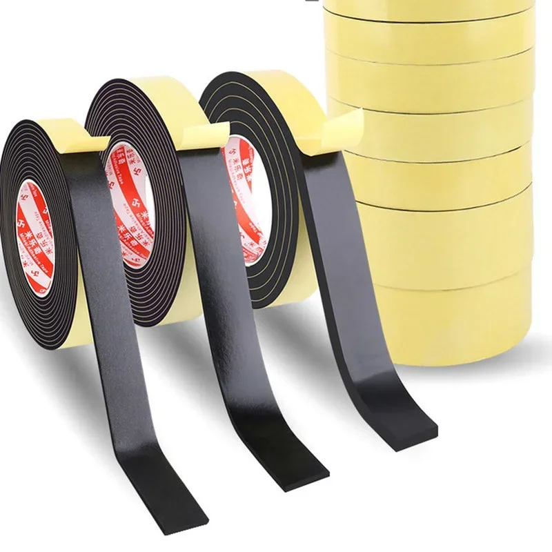 10M EVA Foam Rubber Strip Tape Window Door Seal Strip Waterproof
