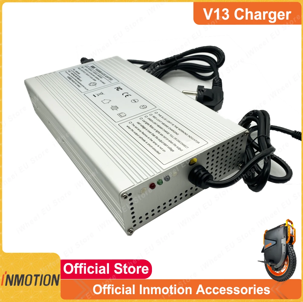 Caricabatterie Originale Inmotion V13 126V 5A Per 126V 3024Wh Inmotion V13 Monociclo Elettrico Accessori Ufficiali In Movimento