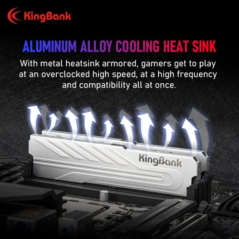 KingBank DDR5 RAM 8Gb 16Gb 6000MHz Select chip XMP 3.0 Memory RAM