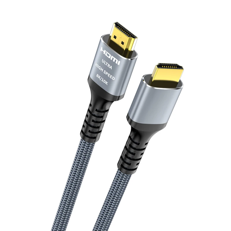 5 Cavi HDMI 2.1 8K 48Gbps 1,8m – Intrecciati, Connessione Ultra Veloce – Per PS5, TV 4K/8K, Monitor