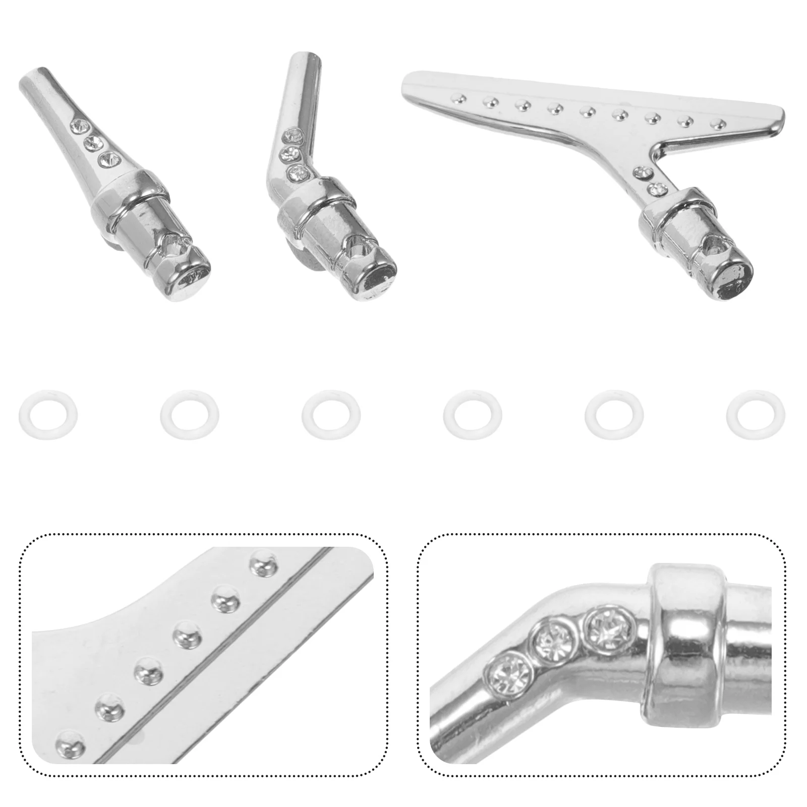 

3 Pcs Point Drill Tip Painting Tool Diamond Drawing Manicure Artifice Stainless Steel Beads Tools