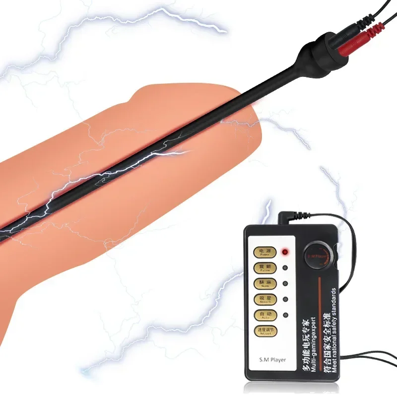 Sex Products Electro Stimulation Massage Sex Toys Accessory Electric Shock Pulse Body Massager Penis Plug Male Masturbator
