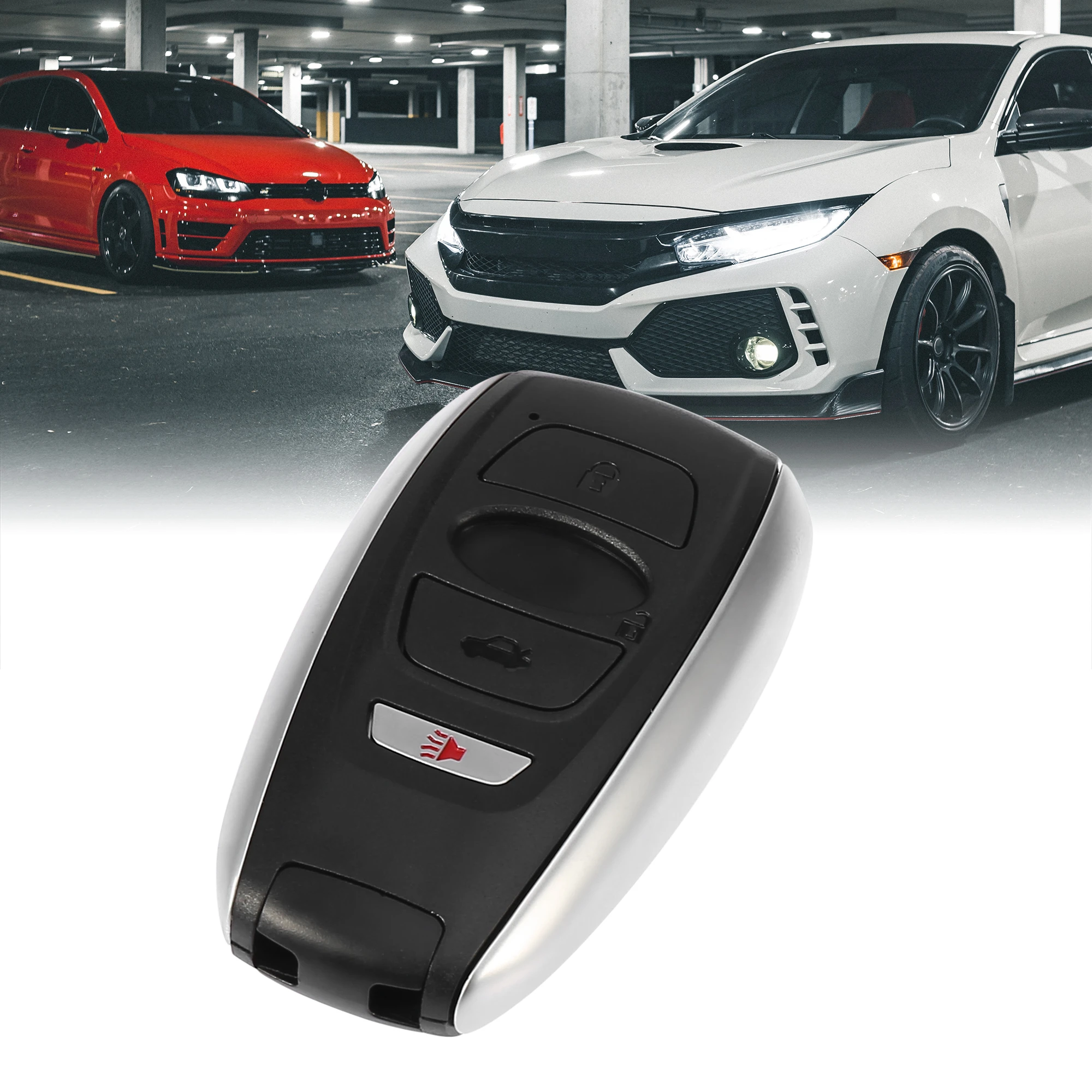 

X Autohaux автомобильный БЕСКЛЮЧЕВОЙ вход 4 кнопки дистанционный ключ брелок 313,48 МГц HYQ14AHC для Subaru BRZ WRX STI 2014-2018 автомобильные аксессуары