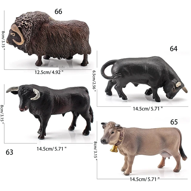 Realistic Zoo Farm Fun Toys Model for Children Kids Baby Educational Toys Gifts Train Scenery Layout Miniature Landscape 6