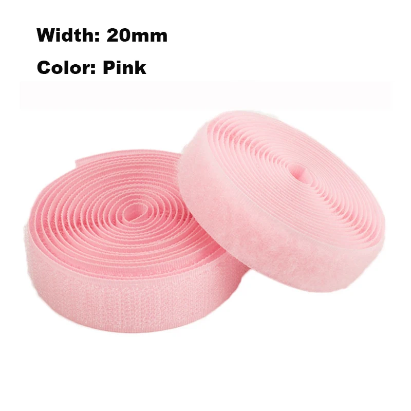 Colorful 20mm Sew-On Hook and Loop Tape - Nylon Fastener Straps