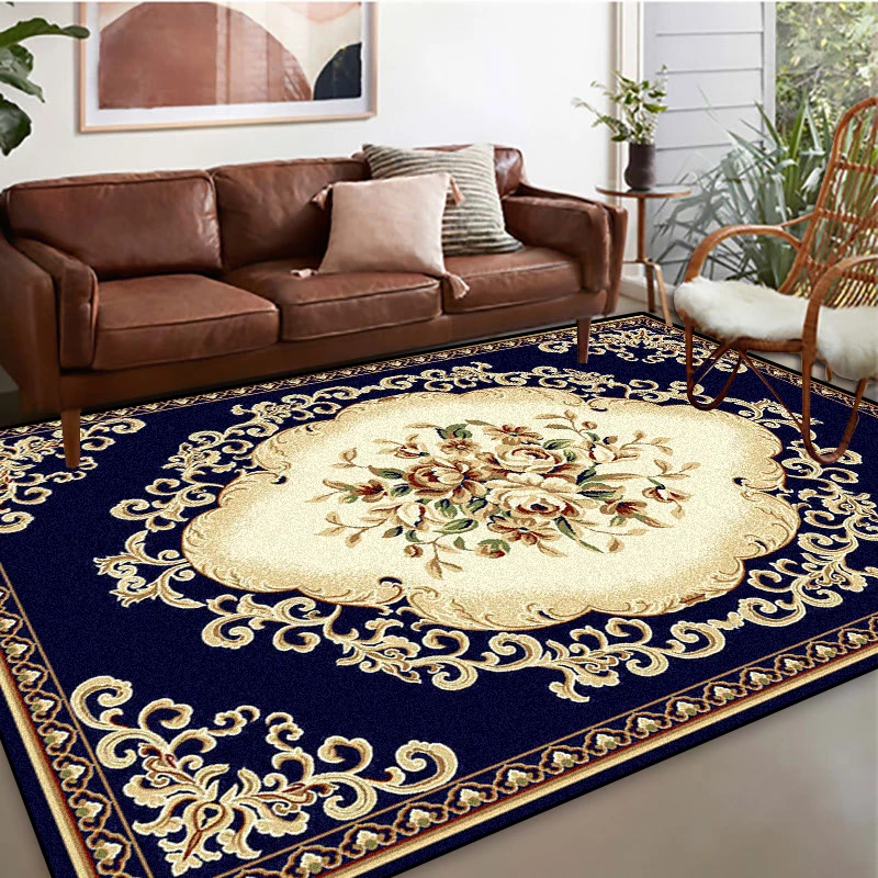 Large Size Carpets for Living Room European Luxury Decoration Carpet Hotel Hall Soft Non-slip Mat Bedroom Lounge Rug Tapis Salon 4