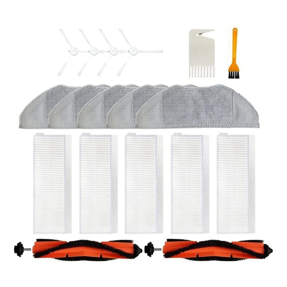 

Vacuum Cleaner Accessories for Xiaomi G1 Robot Vacuum Mop Main Roller Brush Side Brush Hepa Filter Mop Cloth Floor Care
