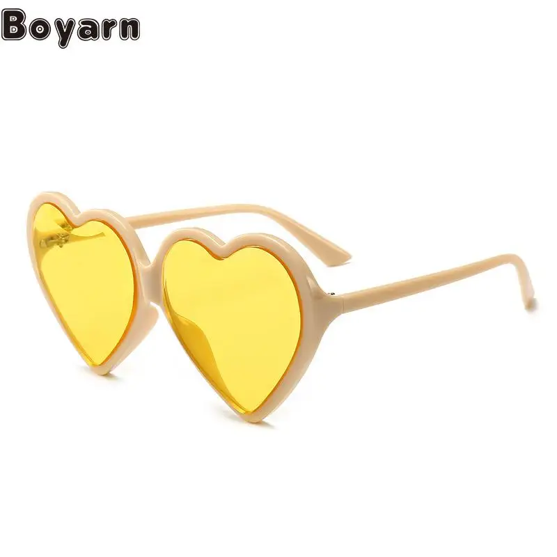 

Boyarn New Oculos Peach Heart Sunglasses, Street Photography, Fashion, Love, Ocean Film, Sunglasses Wholes