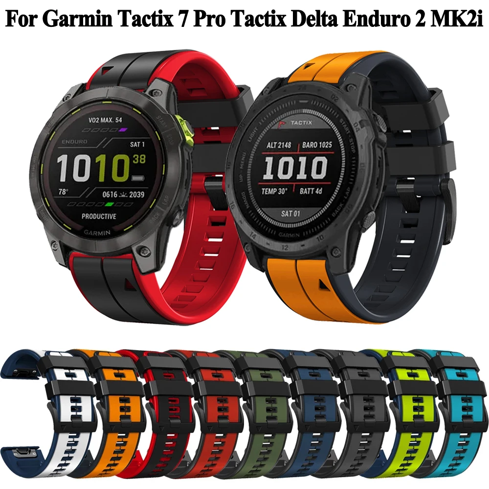 Cinturino In Silicone Per Garmin Descent Mk2I Mk2 Smartwatch Band Tactix 7 Pro Delta Enduro 2 D2 Delta Px Accessori Per Bracciali Correa