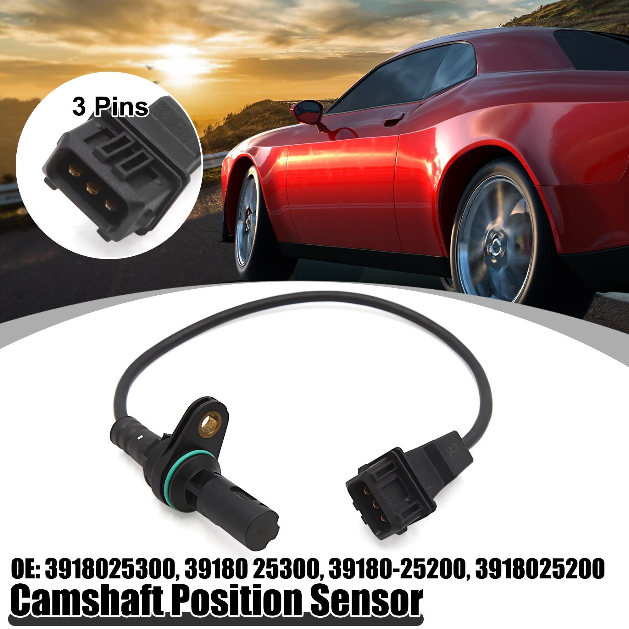 

uxcell Crankshaft Position Sensor Fit for 06-14 Hyundai 2.0L 2.4L 39180-25200