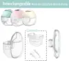 Wearable Breast Pump Accessories, Replacement Pump Parts Flange 24mm, Duckbill Valve, Silicone Diaphragm Compatible with S18 S21 3