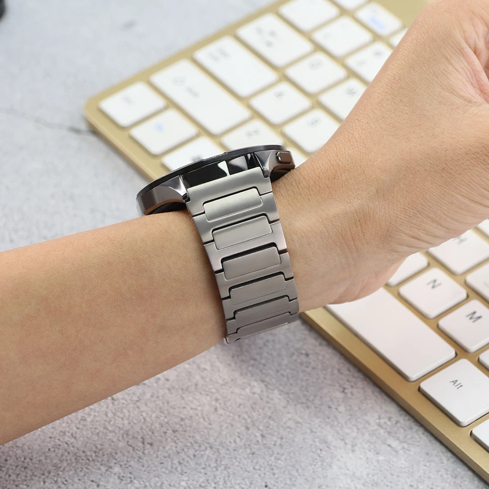 22mmチタン製ストラップ Huawei Watch GT6/GT6Pro/GT5/GT5Pro/GT4/GT3