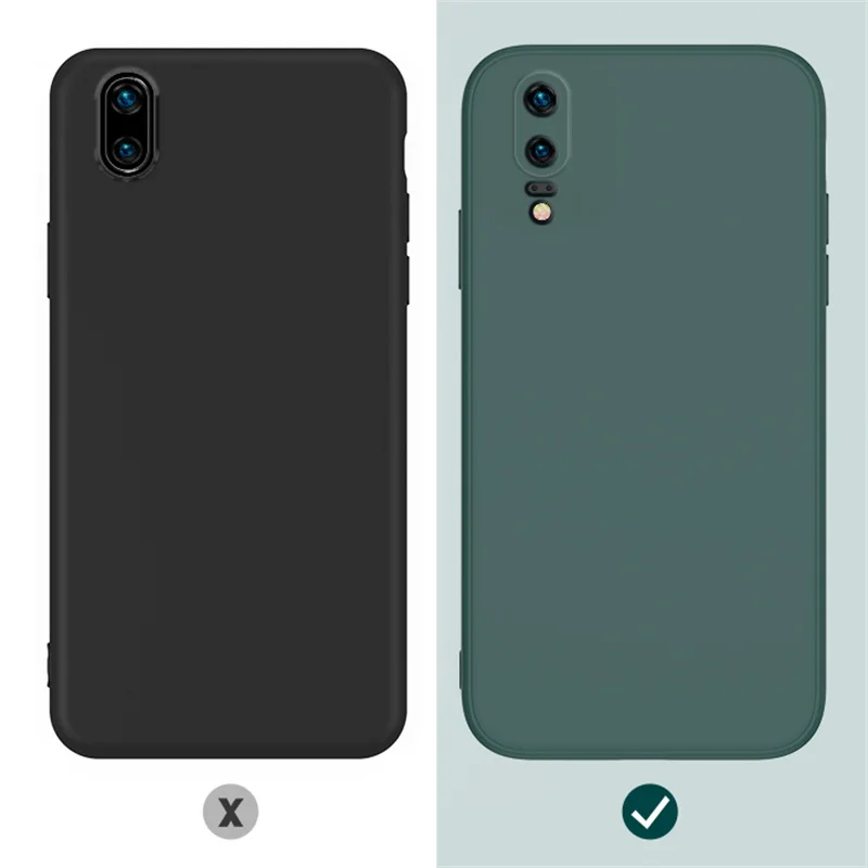Elegant Slim Matte Silicon TPU Phone Case - Soft, Plain Design