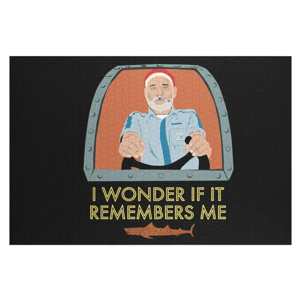 

For Men Women Steve Zissoulife Aquatic Steve Zissou Jigsaw Puzzle Custom Name Child Toy Wood Animals Puzzle