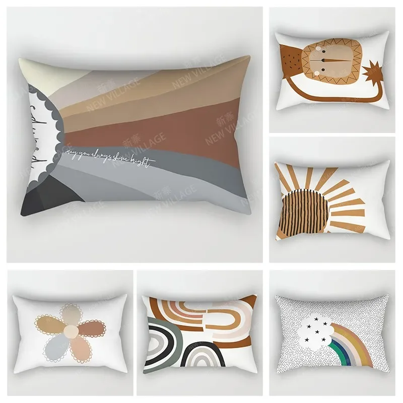 

Nordic fall home decor 30*50 throw pillow case sofa modern boho living room Cushion cover 30x50cm 40x60*40 plant pillowcase