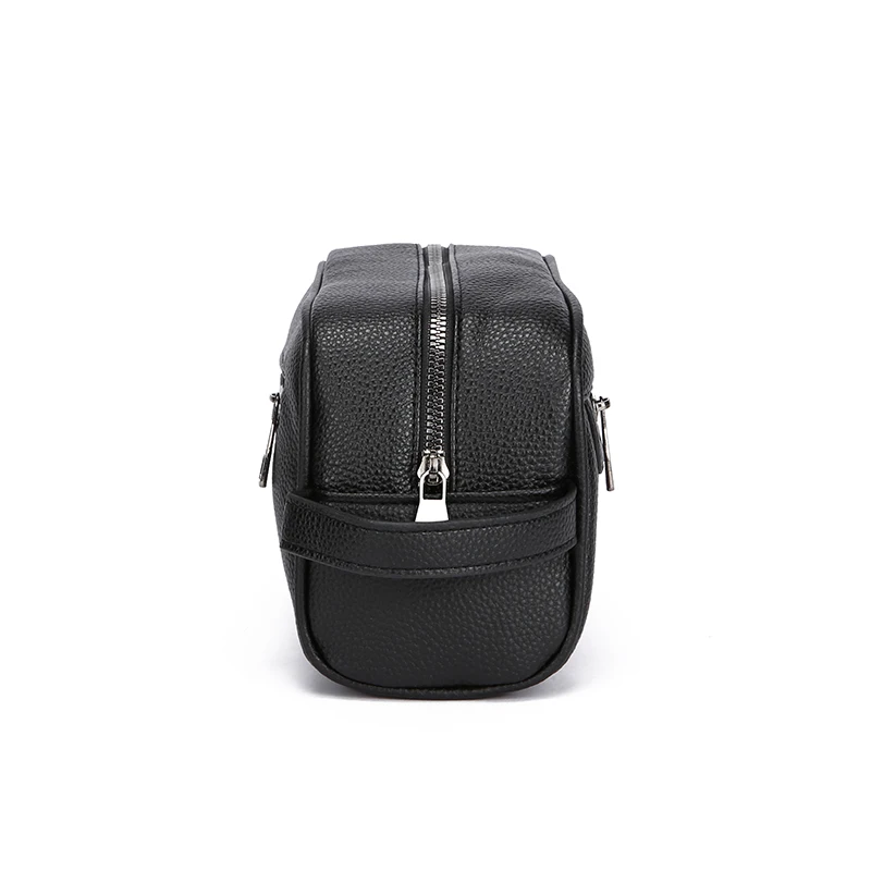 Men's Premium PU Leather Business Clutch Bag with Waist Strap