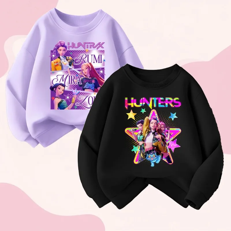 Nouveaux hauts à manches longues pour enfants, style printemps, sweat-shirts décontractés pour filles, pull à col rond pour enfants, vêtements de sport fins et respirants