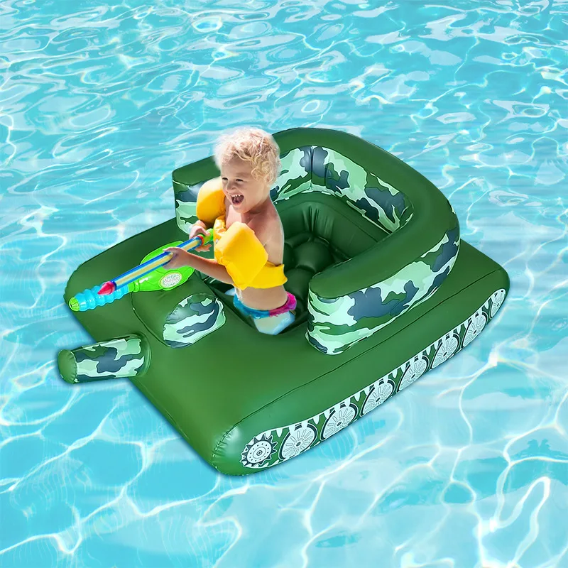

Summer Pool Inflatable Water Tank Water Jet Toys Pool Water Play Seat Spray Water Jet Tank Toys for Kids Adult Gift