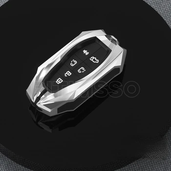 Custodia per chiave auto in lega di zinco per Toyota Sienna 2011-2020 Key Tacoma Smart Keyless Remote Keychain Protector 6 Button Key Bags - Custodia per chiave auto in lega di zinco per Toyota Sienna 2011 2020 Key Tacoma