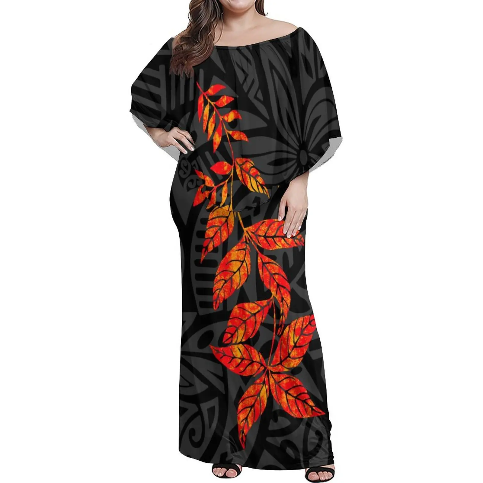 Gift Custom Diy Samoan Clothes High Quality Cozy Usa Size Tribal Clothes  7xl Formal Dress Dress For Female - AliExpress