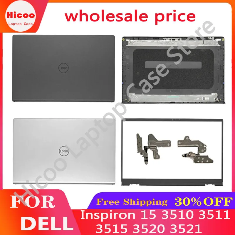 Coperchio LCD Per Dell Inspiron 3510/3511/3515 – Grigio, Con Staffe, Ricambio Originale
