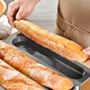 Baking Mold Restaurant Bread Food Mould Grade Baguette Bake Tray Silicone Anti-scalding Non-stick Oven Tool Kitchen Accessories 2