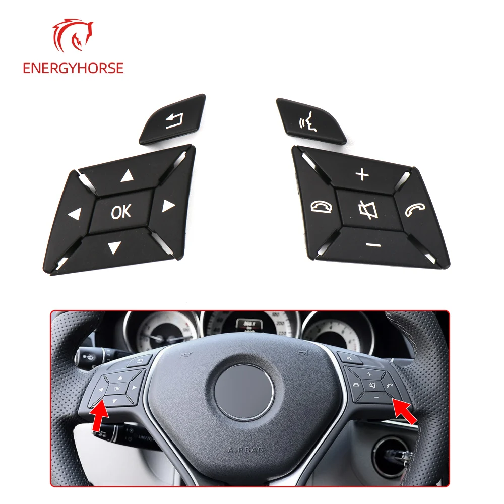 Car Steering Wheel Menu Control Switch Button for Mercedes Benz C E A GLK CLS Class W204 X204 W212 W218 W156 W176 W117 W172 W246
