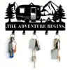 Keyholder for Wall Decorative Metal Camper Key Rack Hanger with Hook Christmas Wall Decor Rustic Key Hook for Wall Mounted Decor 1