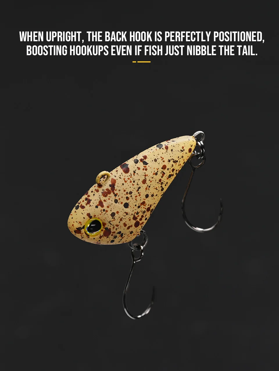 BLUX Tapdancer 28 mm 2,6 g Mini VIB Lipless Crankbait Angelköder Stream Area Forelle Vibration Kunststoff Wobbler Kunstköder – Detail 7
