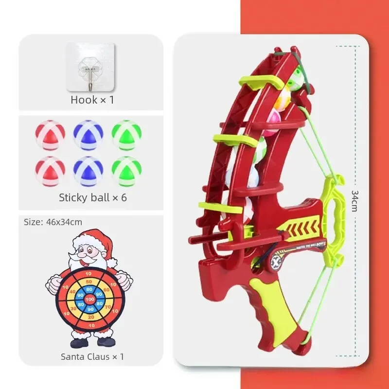 Thickened large Santa Claus Target + single bow and arrow-blue (excluding target and ball)