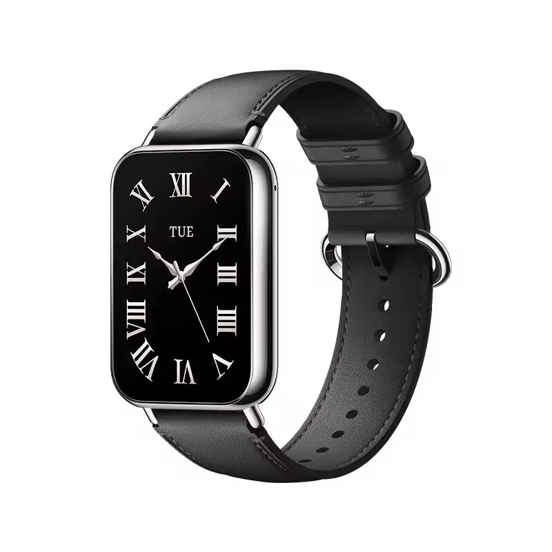 Premium Leather Strap Replacement for Smartwatches - Elegant and Durable Watchband Bracelet