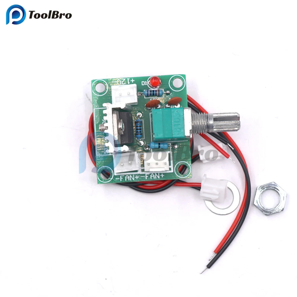 XH-M137 Linear Voltage Regulator LM317 Fan Speed Controller Governor DC-DC Step Down Buck Converter Module with Switch