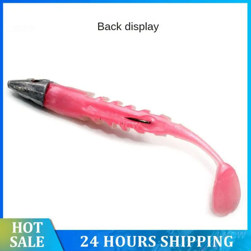 TtailFishBionicBaitSharpBackHookWithoutBarbs3dSimulation