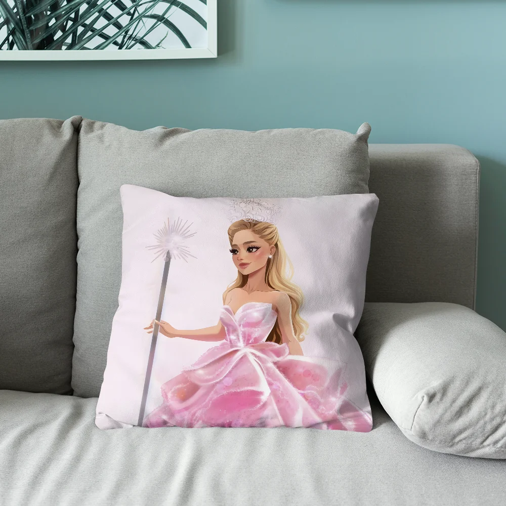 A-Ariana Grande W-Wicked Kissenbezug, weiche Kissenbezüge für Bauernhaus-Sofa-Dekoration, Heimdekoration und Schutz – Detail 6