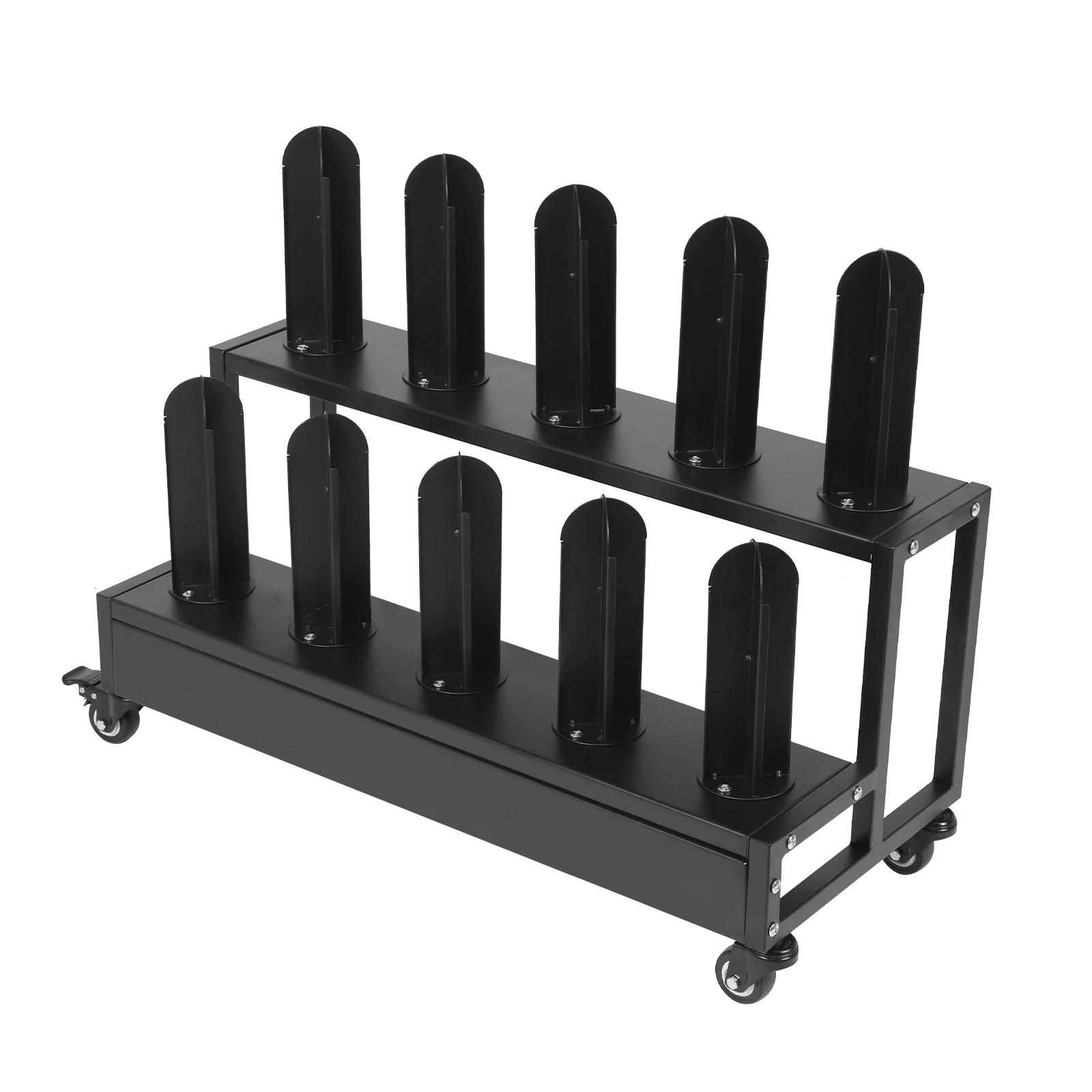 Durable Storage Trolley with Cold-Rolled Steel Frame Multi-Functional Metal Utility Cart for Organizing and Storage in Homes