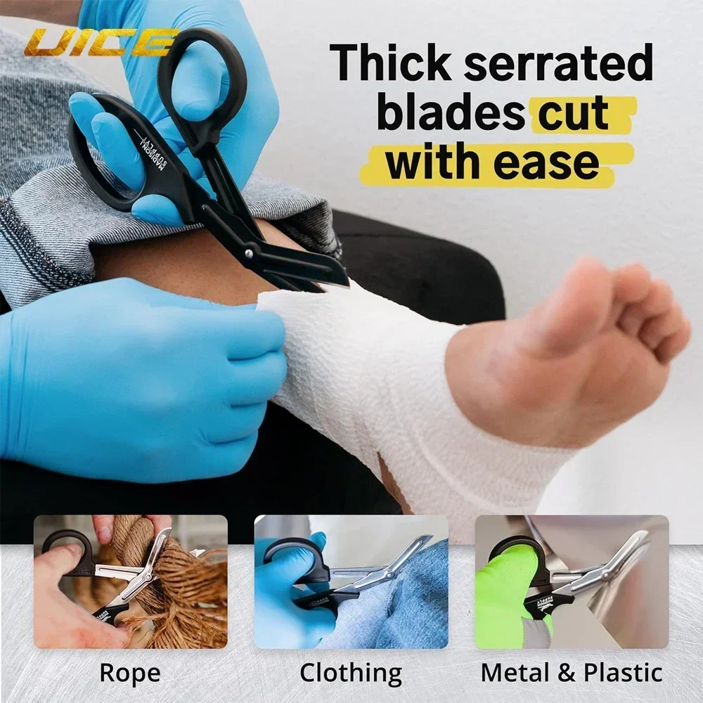 Ice Hockey Tape Scissors Multipurpose Bandage Shear Stainless Steel For Cutting Cotton PVC Tape Scissor Hockey Accessorie hockey tape scissors