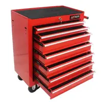 7-Drawer Tool Chest with Wheels and Lock Heavy Duty Steel Storage Cabinet Organizer Cart Workshop Garage Warehouse Organization 1
