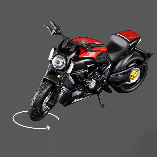 1:18 Scale Ducati The Devil Alloy Scooter Sport Bike Diecasts Kids Toys Motorcycle Vehicles Racing Model Replicas Gift for Boys 3