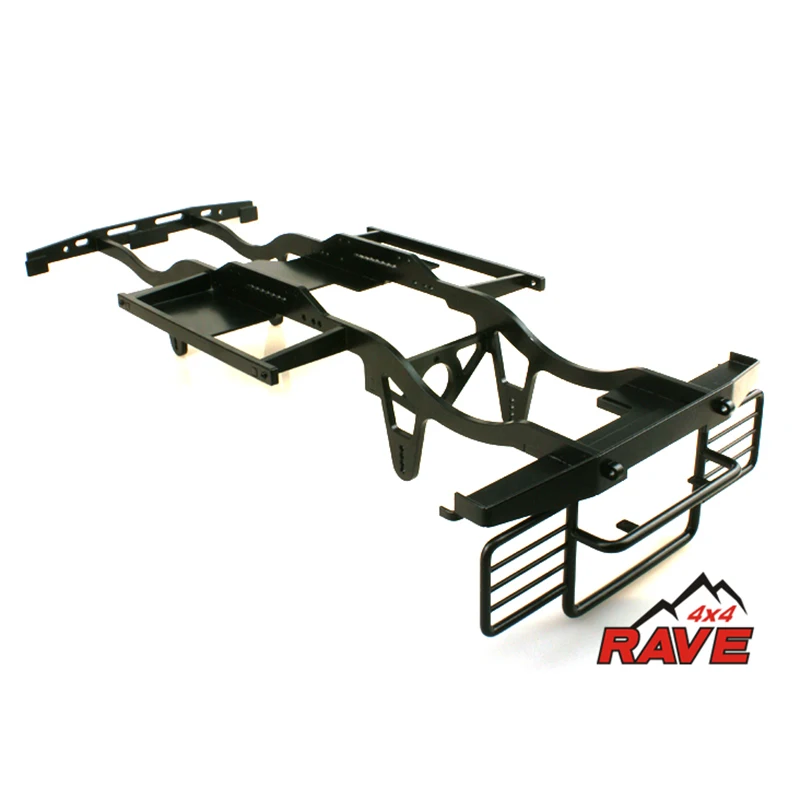 LESU 1/10 Metall Crawler Auto Chassis Schiene Rahmen Stoßstange D90 Für RC Geländewagen Modell DIY Spielzeug Autos Zubehör TH17932 – Detail 2
