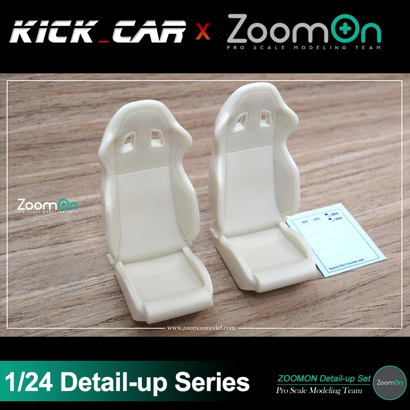 Zoomon Z0104 Sparco R100 Sports Bucket Seat Detail-Up Parti Modificate Per Modello Assemblato Hobbista Regalo Per Adulti Professionisti