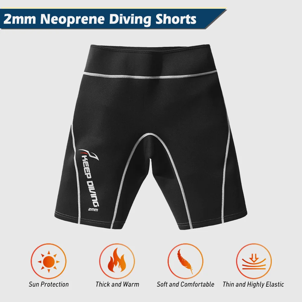Neoprene Wetsuits Shorts Diving Wet Suit Trunks for Swimming Aerobic Surfing Snorkeling Sauna Sweat Size S-XL 2mm