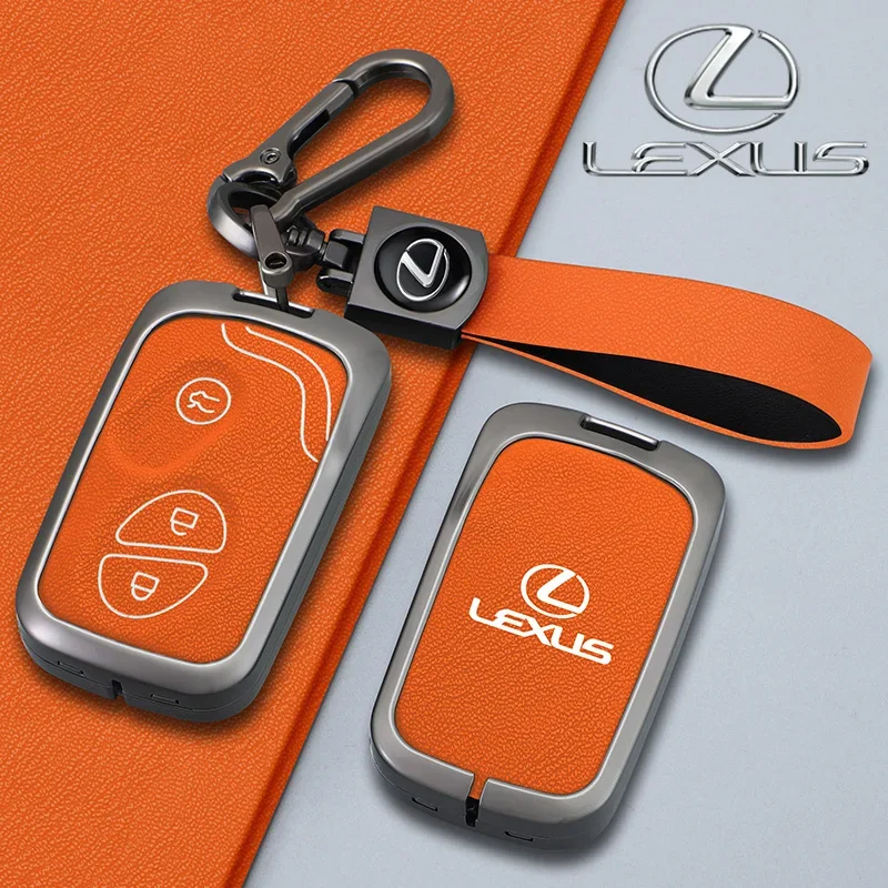 Car Remote Key Case Cover Leather Accessories For Lexus CT200H GX400 GX460 IS250 IS300C RX270 ES240 ES350 LS460 GS300 450h 460h key case key case cover car key shell