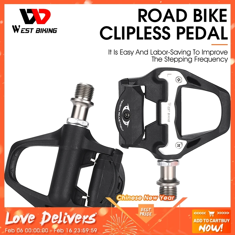 

SPD-SL Road Bike Bicycle Pedals Self-Locking Professional Bike Pedal With Sealed Bearing Cleats Pedal Bicycle SPD Part