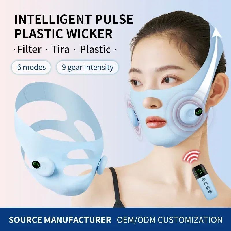 Electric V Face Facial Massager Facial Contouring Beauty Device EMS Microcurrent Skin Lifting Slimming Chin Shaping Massager