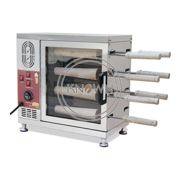 Commercial 110V 220V Electric Chimney Cake Oven Kurtos Kalacs Maker Machine