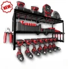 Heavy Duty Power Tool Organizer Drill 26" 3-Layer Holder Wall Mount Storage Rack 1