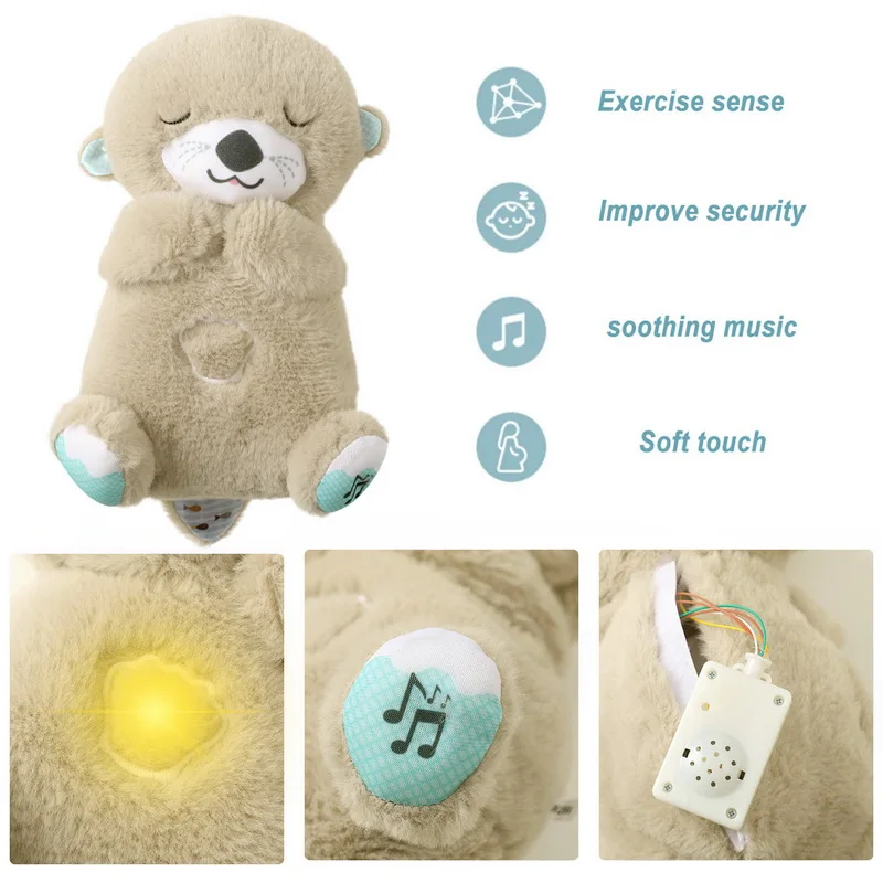 Nutria para dormir y compañero de juegos, Juguete Musical de peluche nimal,  felpa, sueño, amigos, diversión, siesta cómoda para gatos y mascotas -  AliExpress