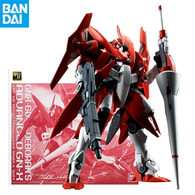 

Bandai Gunpla Mg 1/100 Gnx-604T Deborah Advanced Gn-X Assembly Model High Quality Collectible Robot Kits Figure Models Kids Gift