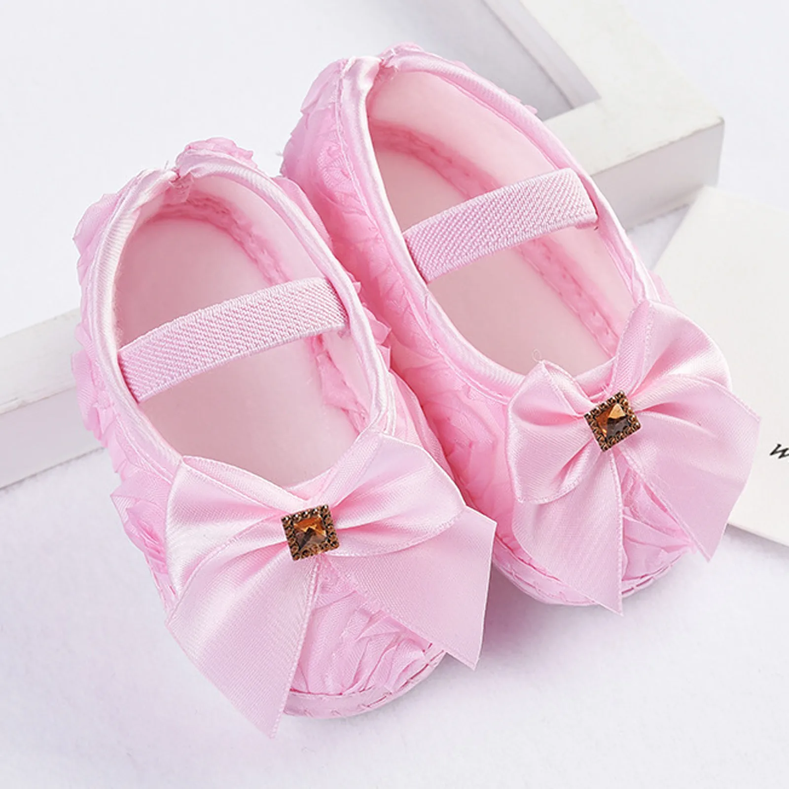 2022 Baby Girls Shoes Flower Newborn Baby Socks Cotton Anti-Slip Kids Floor Socks Bow toddler Girl Socks Spring Girls Gift sokke 3